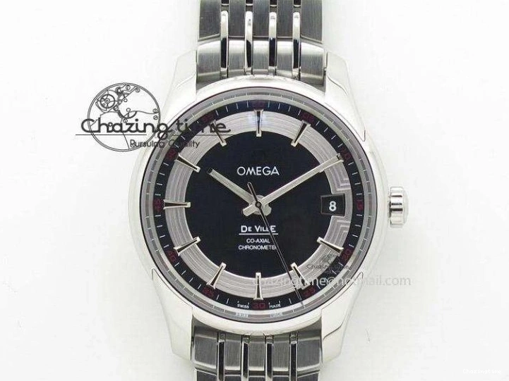 1225 SoftTouch Planet Ocean GMT 45mm DLC Red JHF Best Edition Black Dial On Rubber Strap A 8200
